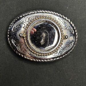 Vintage Coin Holder Belt Buckle